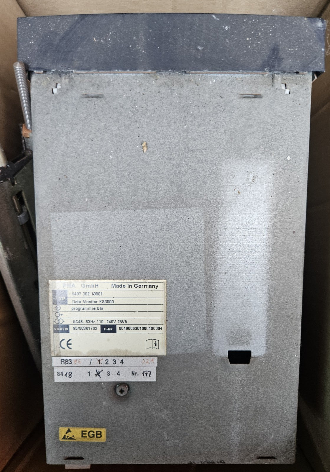 PMA Data Monitor KS 3000 Bildschirmschreiber 9407 302 10001, Used & Tested
