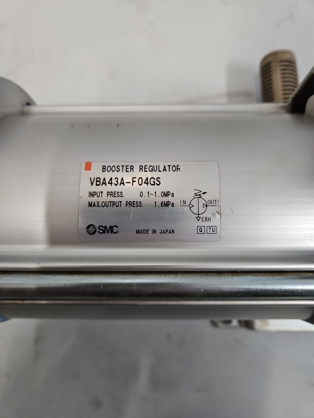 1 x SMC VBA43A-F04GS Booster Ventil, Refurbished, Fully Working Condition 