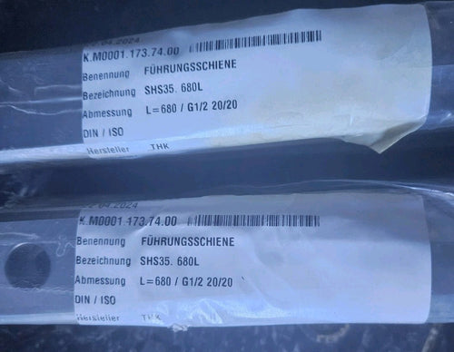 2 x THK Linearschiene SHS35-0680LG 03656364, 18947881, RAIL OVP New Neu Unused, 