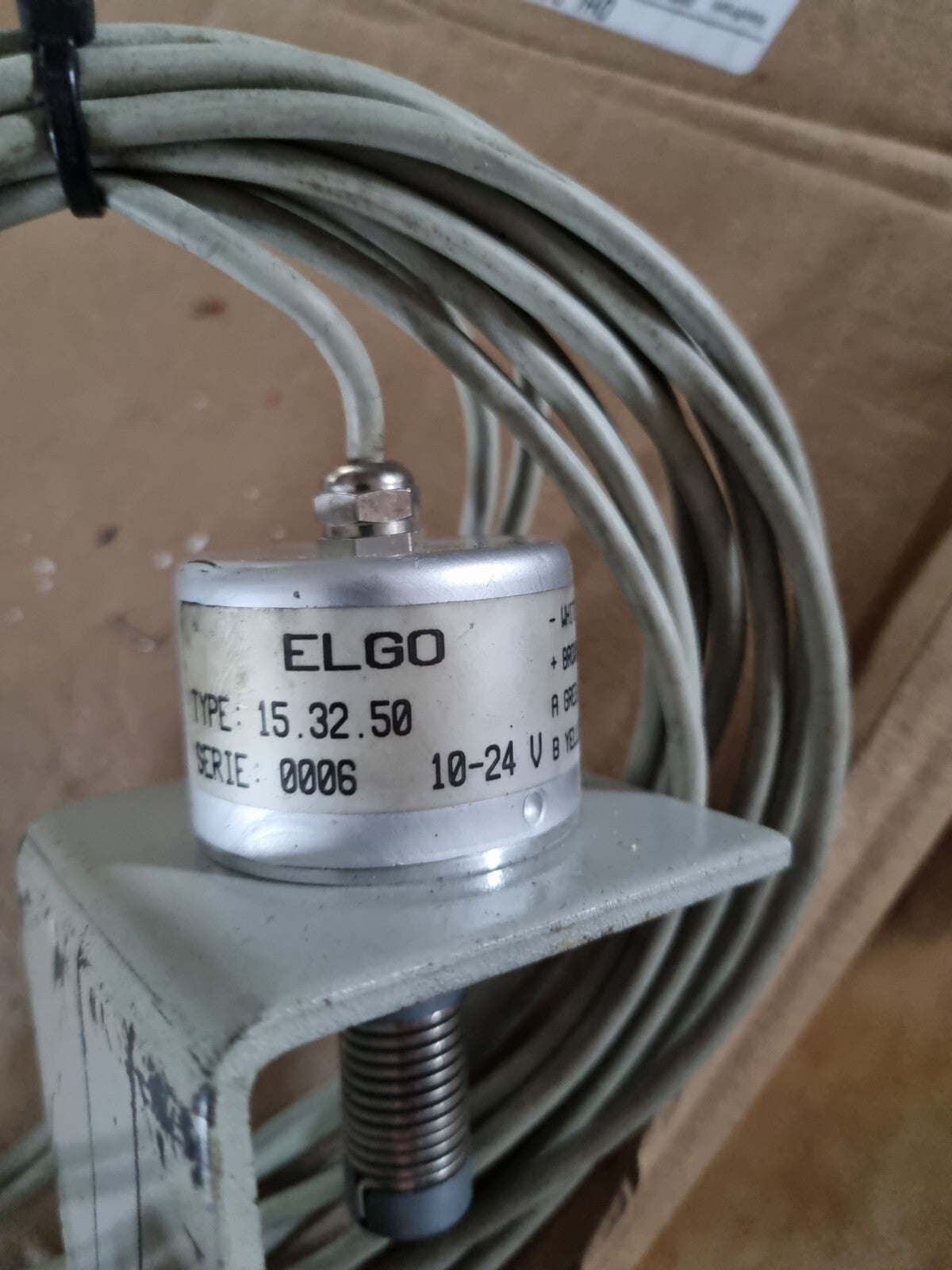 used/tested ELGO encoder 15.32.50 Inkrementalgeber Rotary encoder