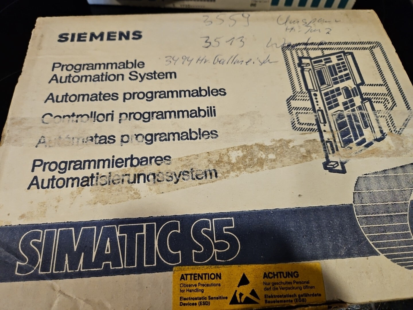 Siemens Simatic S5 CPU944, 6ES5453-4UA11 6ES5453-4UA11 New In Box, Unused, Neu