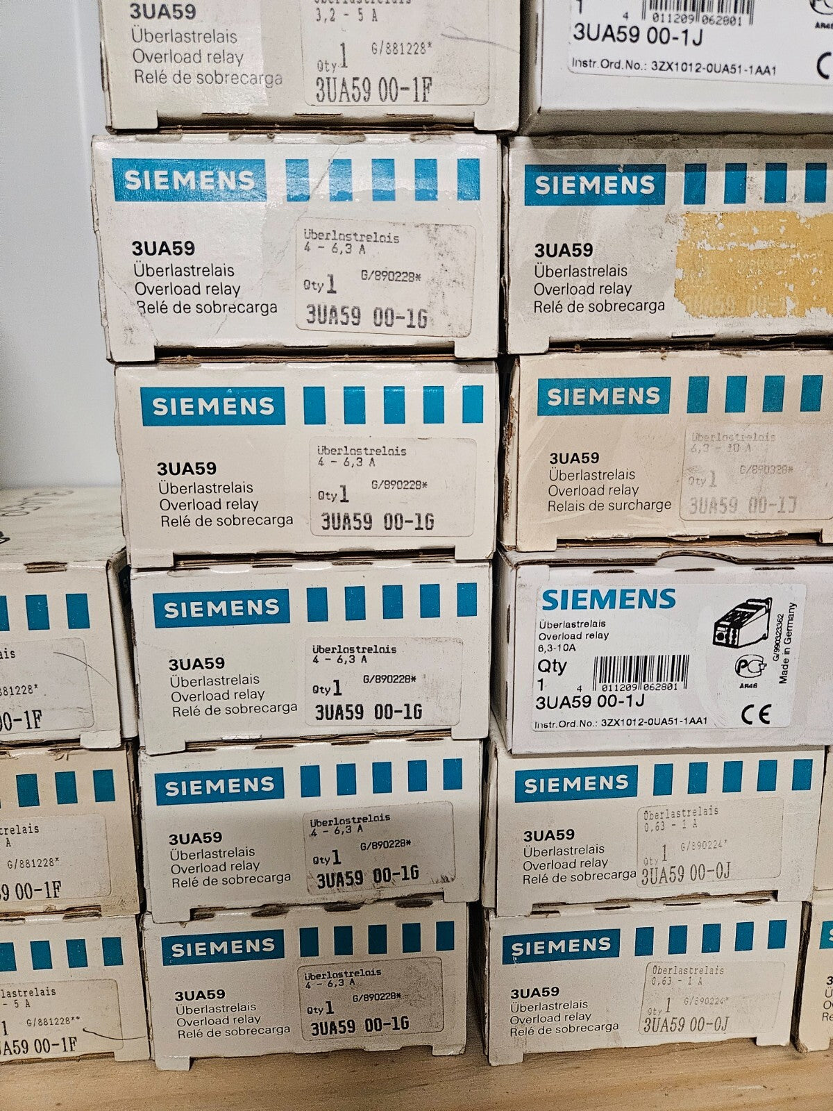 Siemens 3UA59 00-Thermal Delayed Overload Relays new in box, different types neu