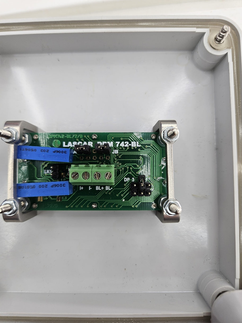 Lascar DPM 742-BL Digitales Einbau-Messgerät 4-20mA Anzeige LCD Hintergrundbel.
