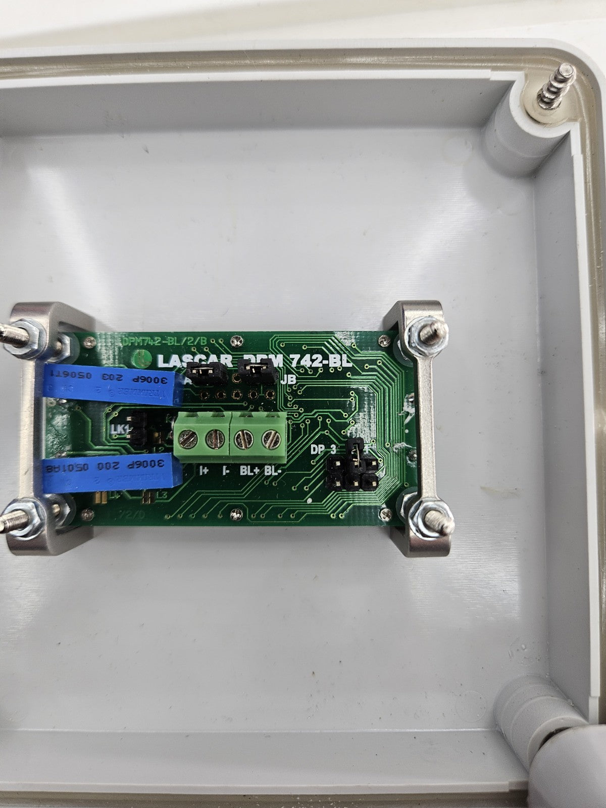 Lascar DPM 742-BL Digitales Einbau-Messgerät 4-20mA Anzeige LCD Hintergrundbel.