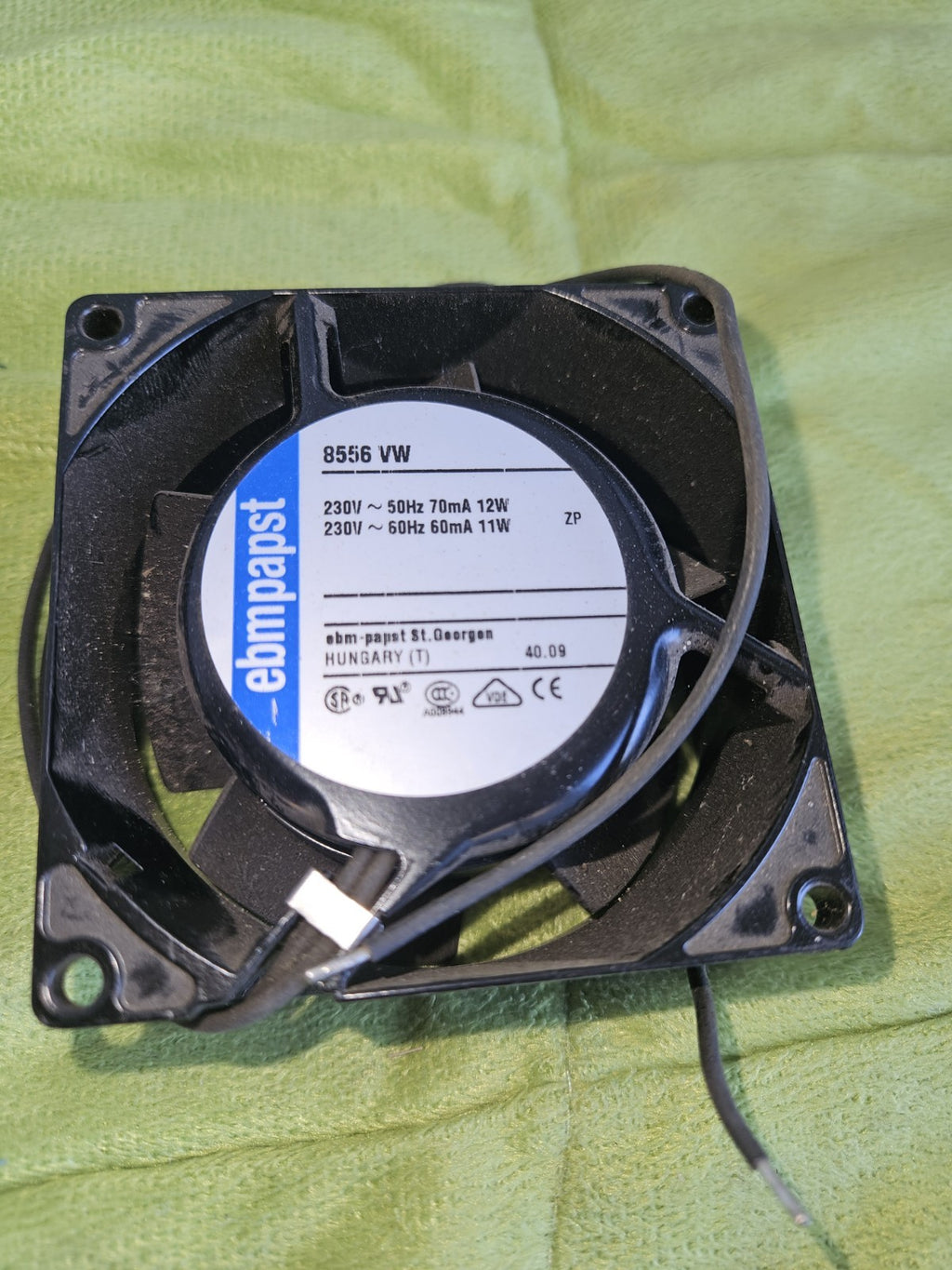EBM Papst 8556 VW Axiallüfter 230 V/AC 44 m³/h,Neu New Unbenutzt Unused Industry