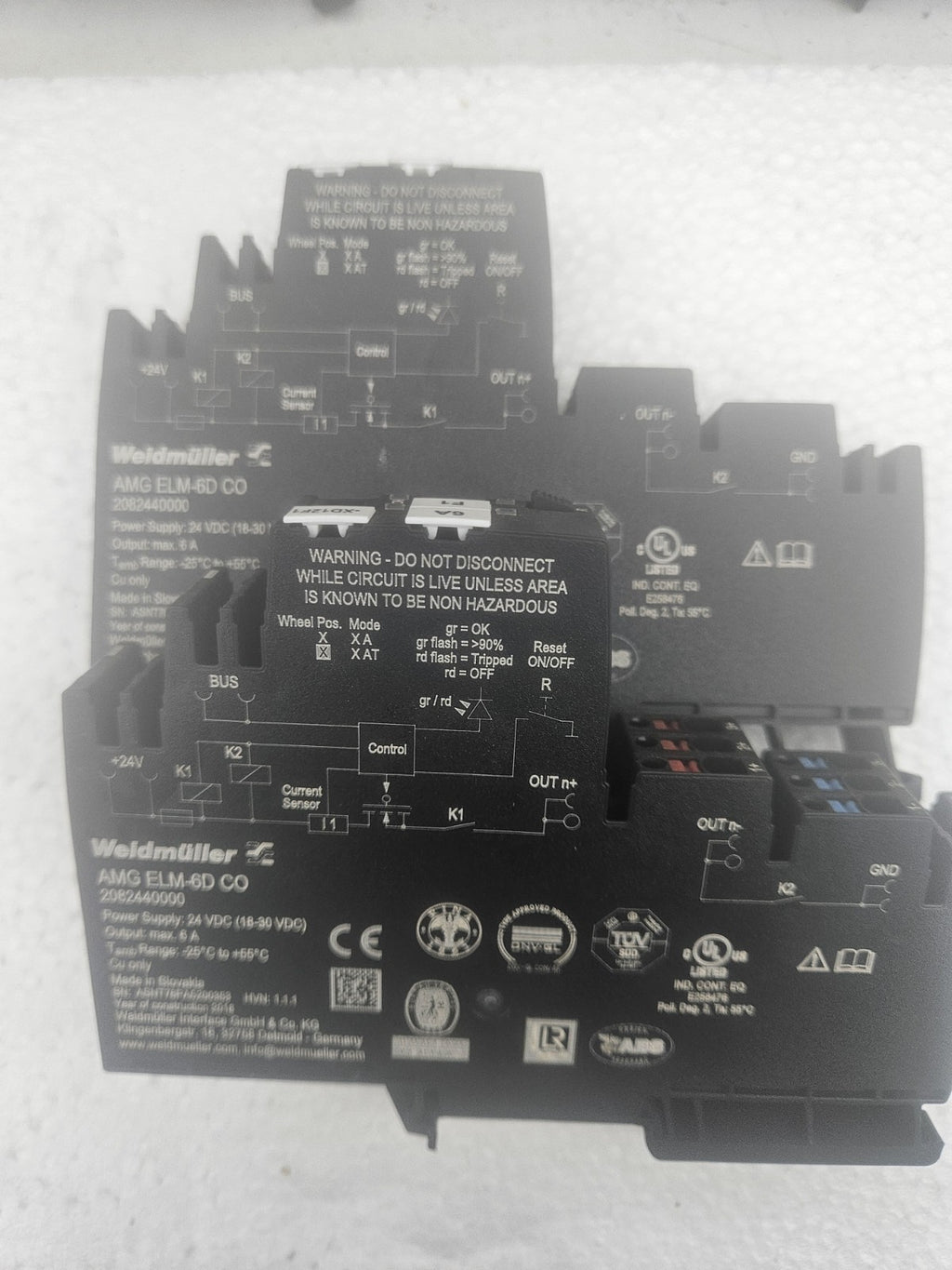 Weidmüller Lastüberwachung 2082440000 Typ AMG ELM-6D CO, New Unused,Neu Ohne Box