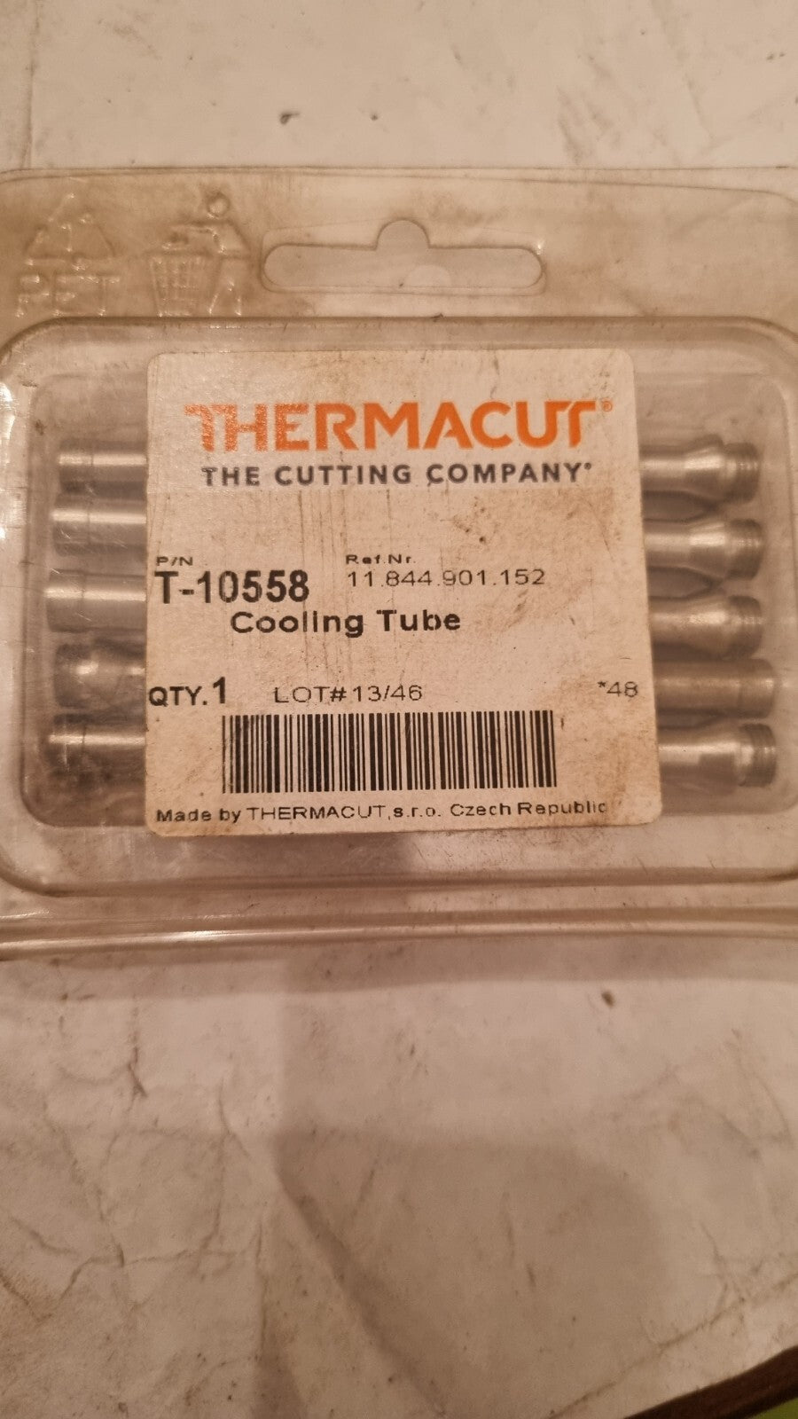 Kjellberg Kühlrohr Thermacut Finefocus® T902Y, T-10558 11.844.901.152 neu