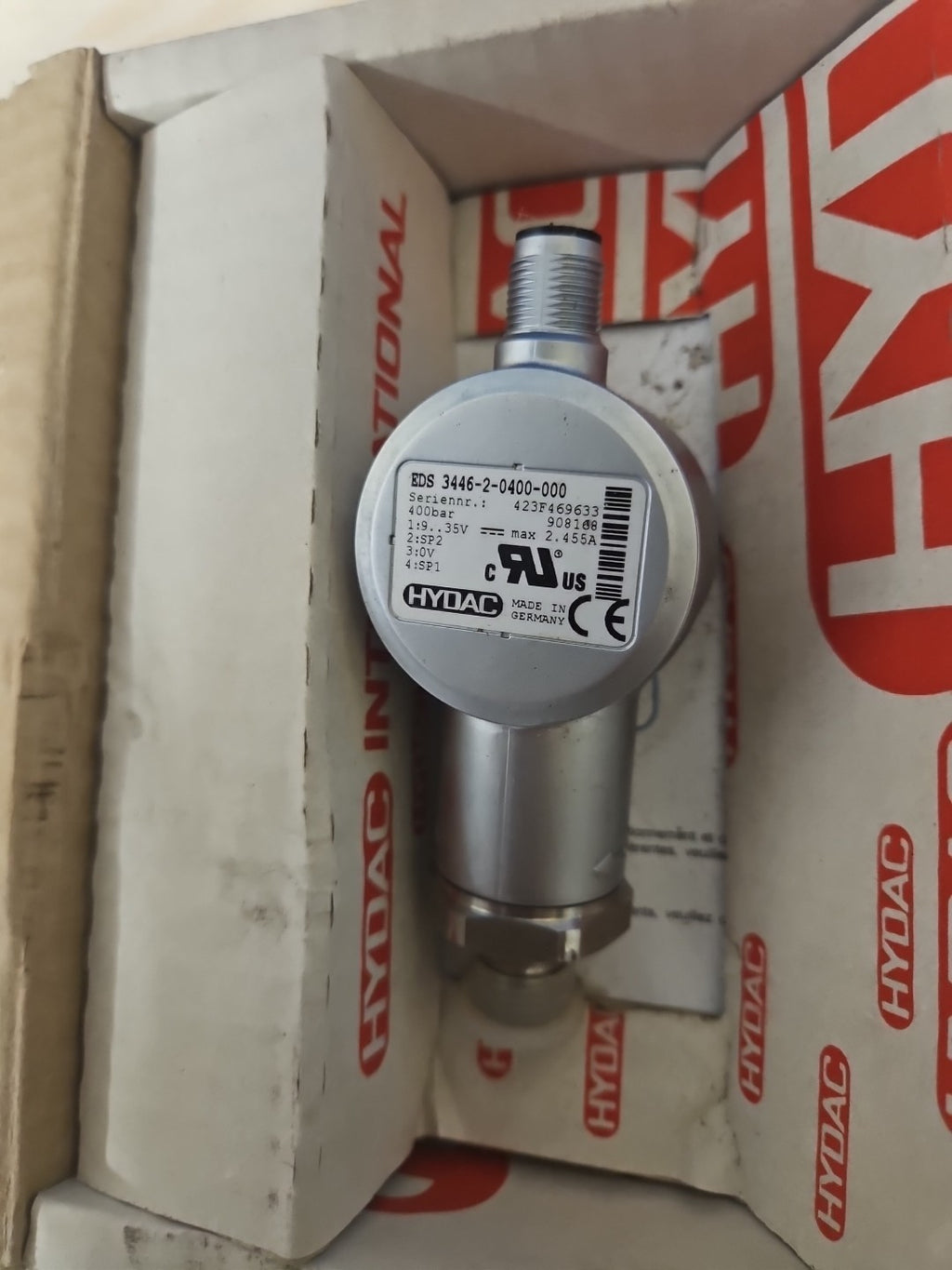 HYDAC EDS 3446-2-0400-000 Elektronischer Druckschalter NEU/OVP New In Box Unused