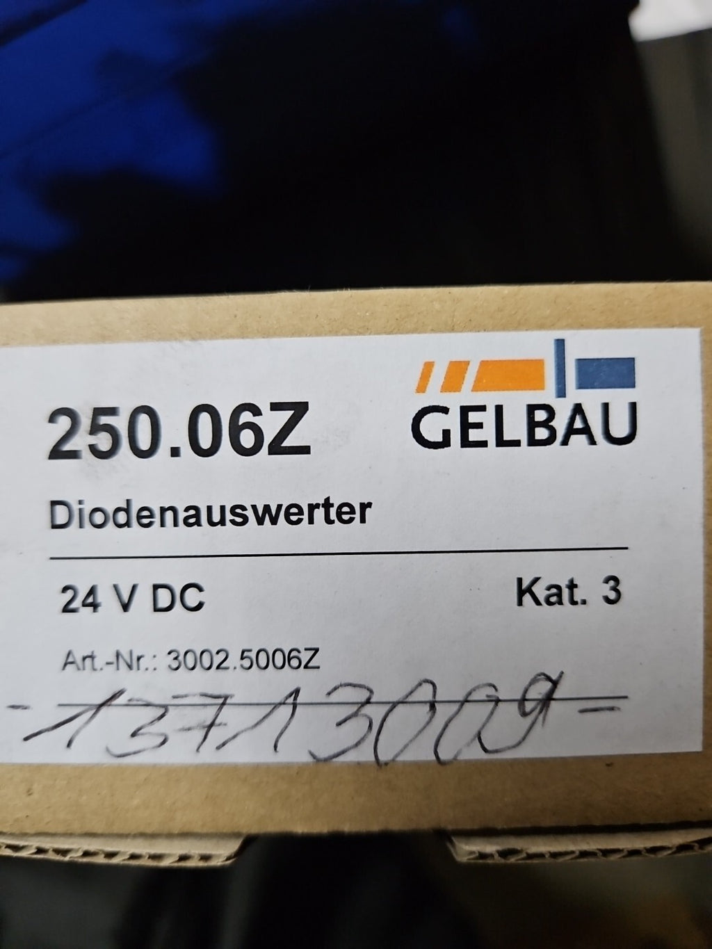 GELBAU 250.06Z 25006Z Diodenauswerter, Neu/OvP New Old Stock, Unused