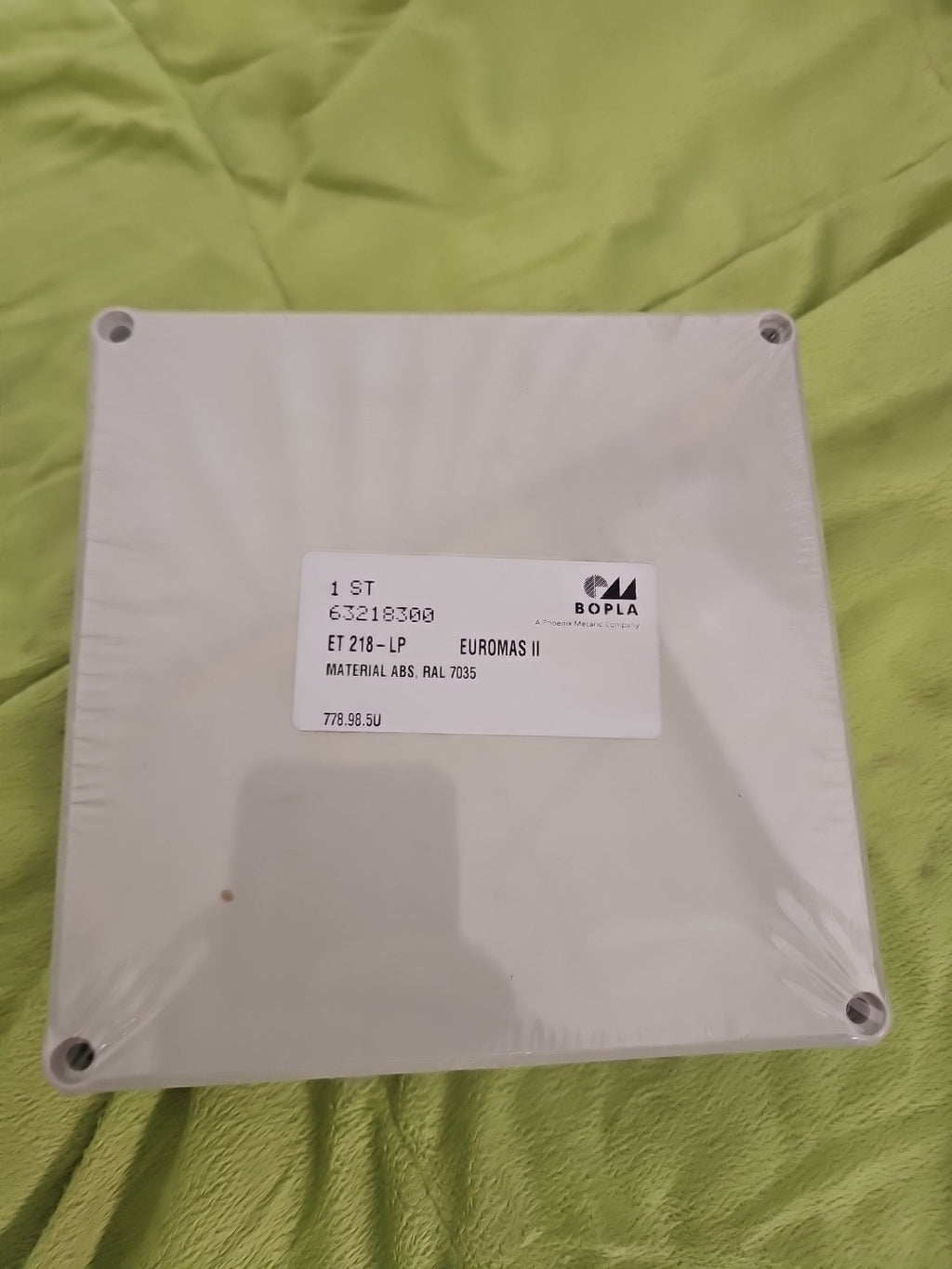Bopla EUROMAS ET 218-LP 63218300 Industrie-Gehäuse 150 x 150 x 57  ABS Neu/ovp