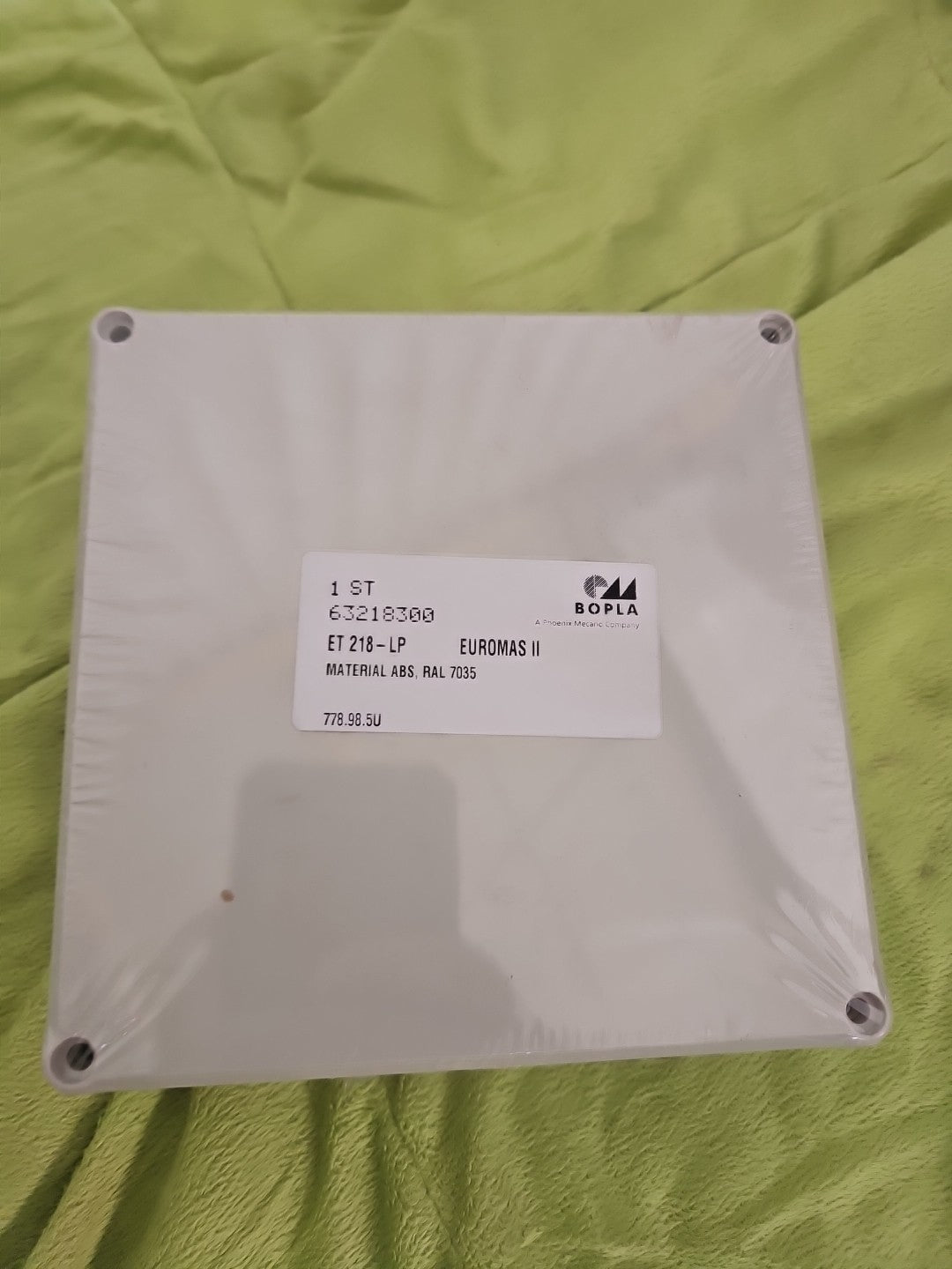 Bopla EUROMAS ET 218-LP 63218300 Industrie-Gehäuse 150 x 150 x 57  ABS Neu/ovp