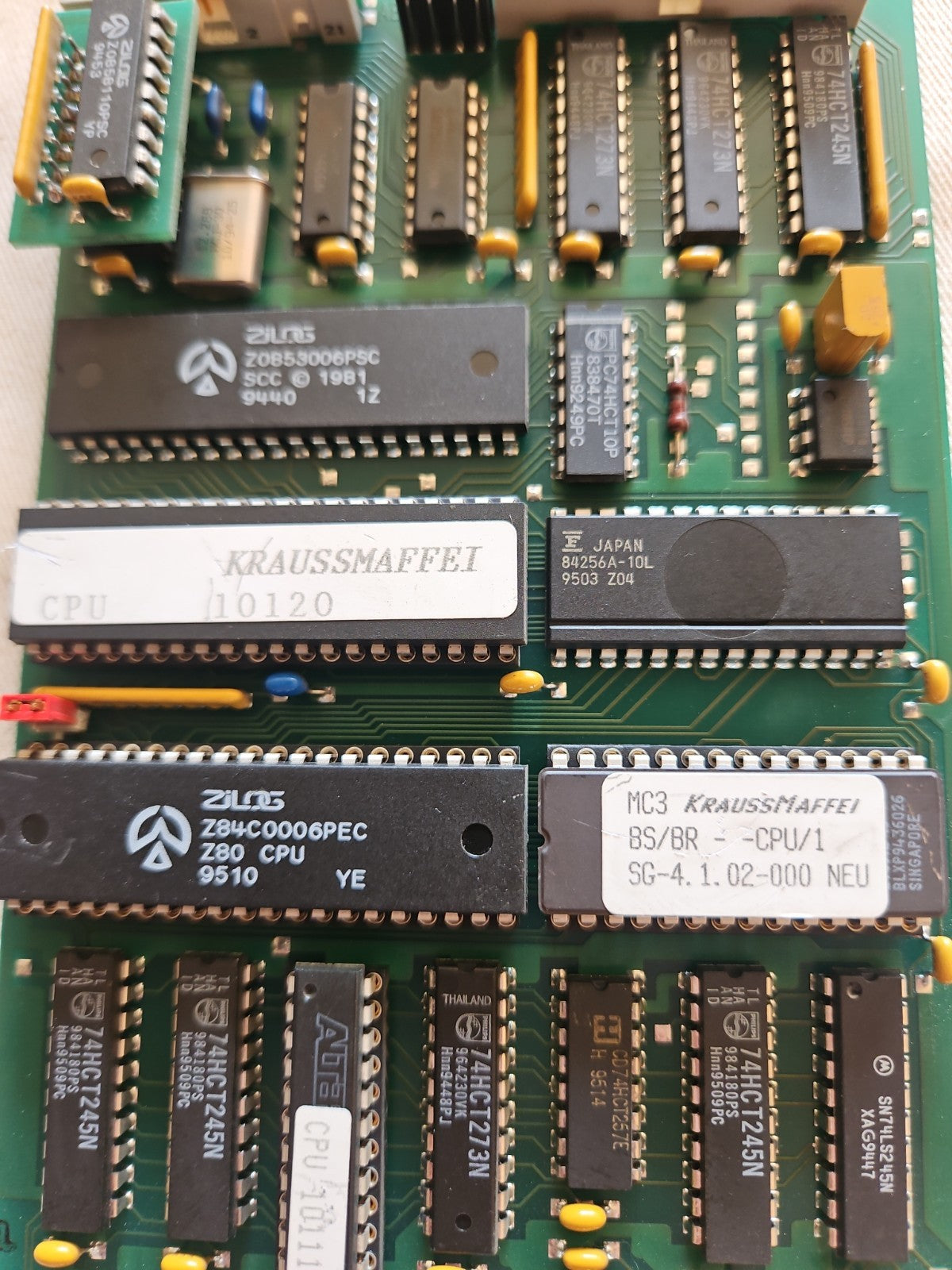 KRAUSS MAFFEI 5089851, CPU 100, PCB, Circuit Board, Steuerkarte tested, Working