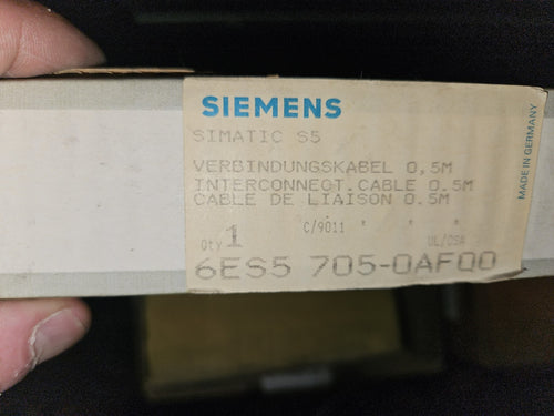1x Siemens Simatic S5 Verbindungskabel 6ES5 705-0AF00 Interconnect Cable 0.5m