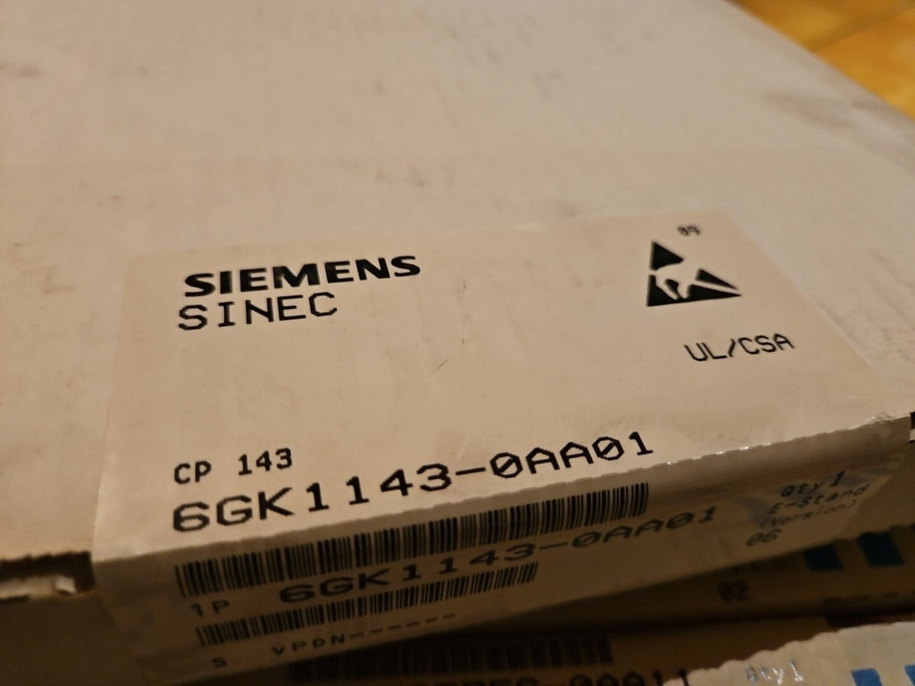 Siemens Anschaltung 6GK1143-0AA01 CPU Sinec Interface Module CP143 New, Sealed, 
