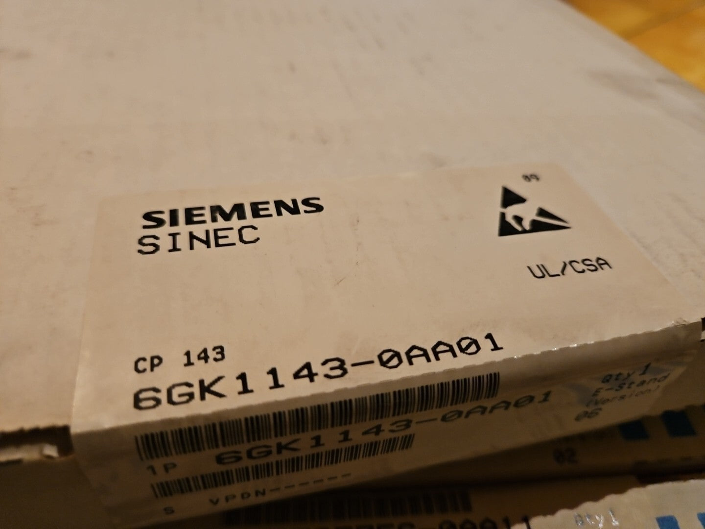 Siemens Anschaltung 6GK1143-0AA01 CPU Sinec Interface Module CP143 New, Sealed, 