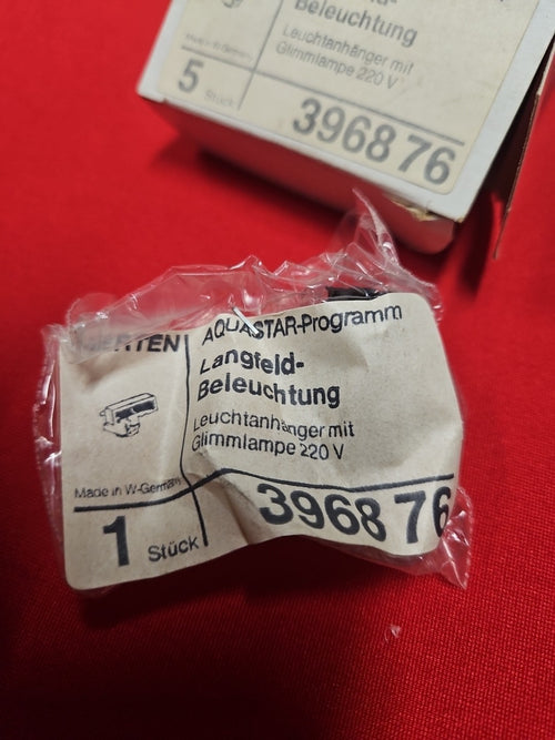 5 x Merten Aquastar Langfeld Beleuchtung 396876 Glimmlampe 220V neu/ovp New
