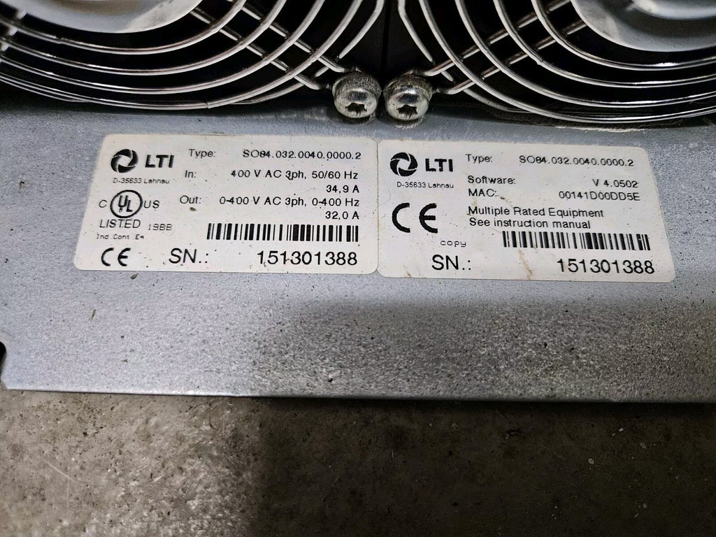 Lust LTi Servo one Drive SO84.032.0040.0000.2 Softw. V4.0502 400V NEUWERTIG