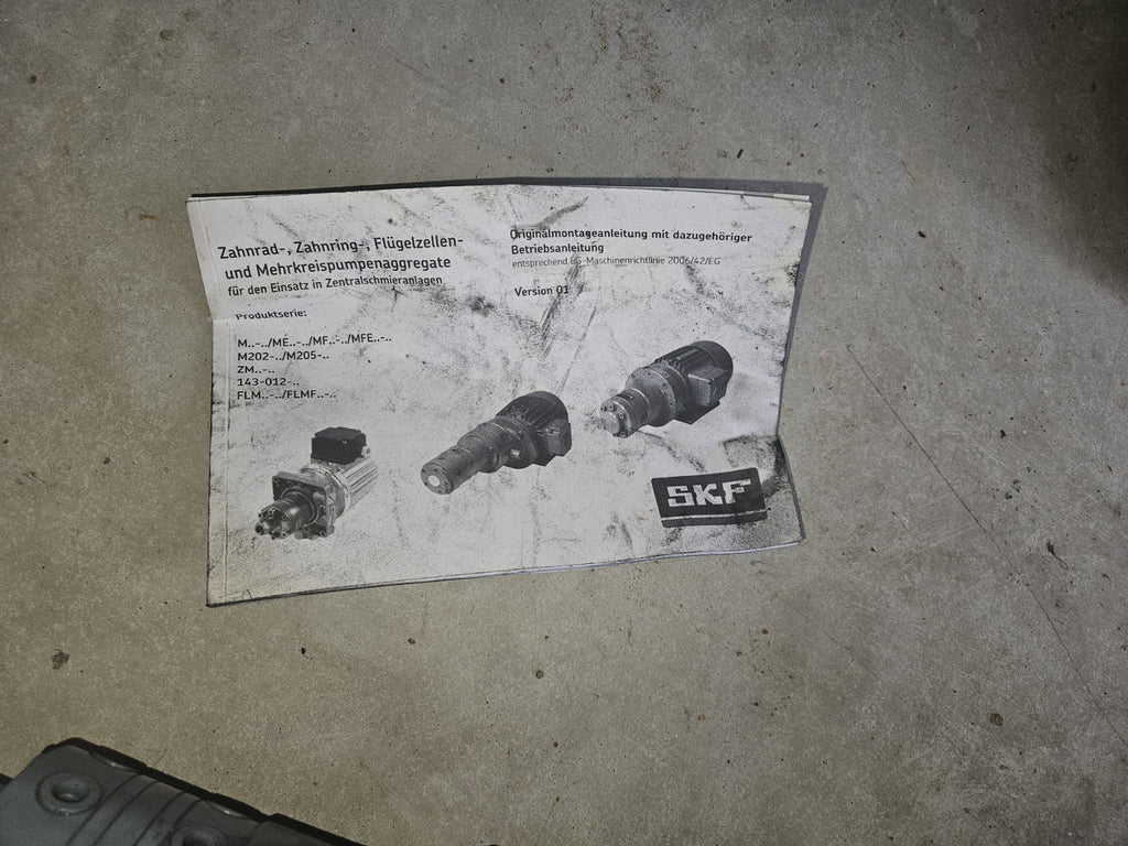 SKF Mehrkreis Hydraulikpumpe ZM2104-1+140 & Motor GREIFENBERGER G71F/4D71A-4 NEU