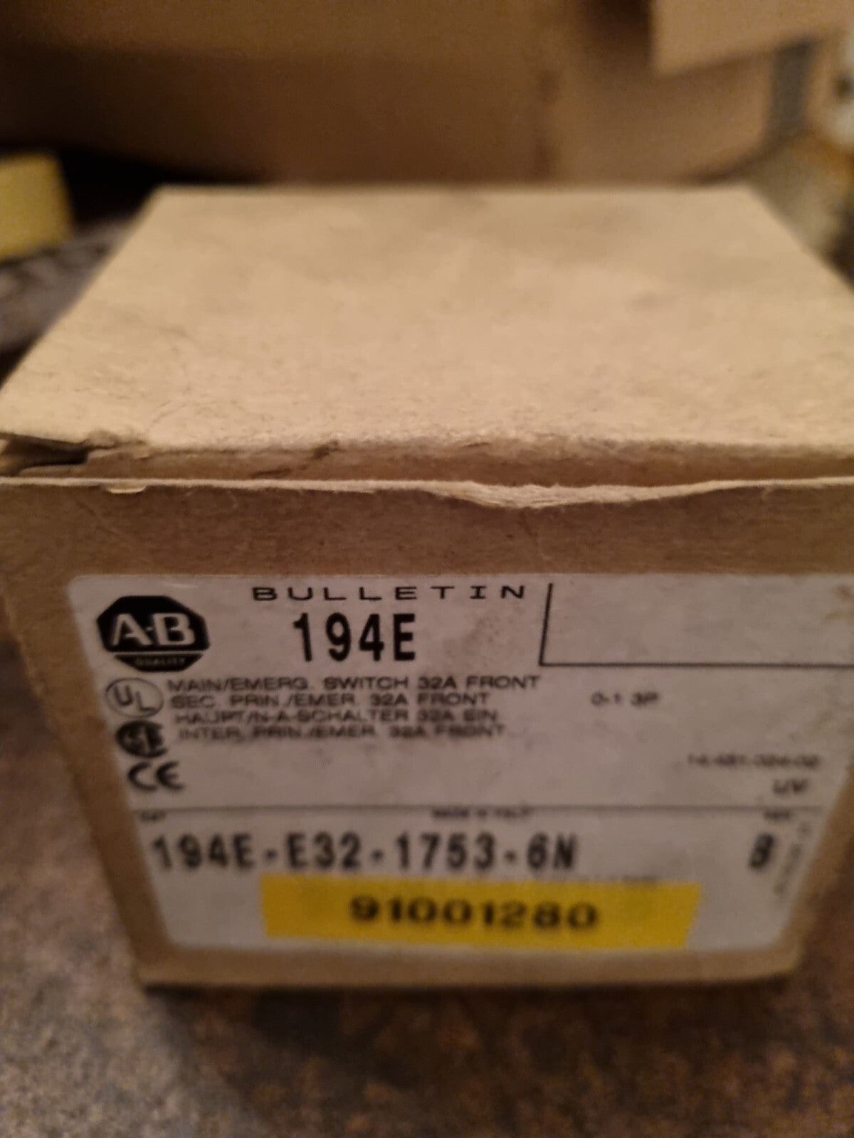 New Switch 32A Allen Bradley 194E-E32-1753-6N new in box, neu, worldwide