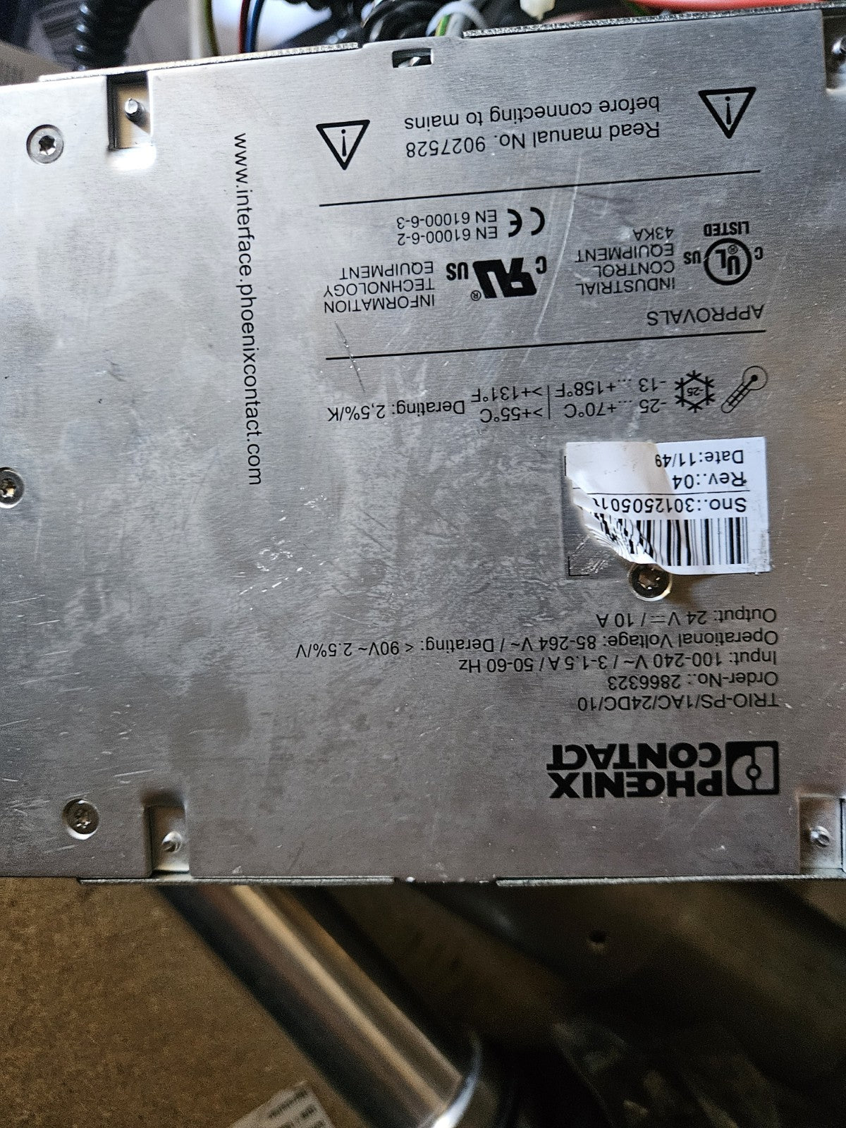 Erhardt+Leimer DC 2340 Controller DCS Display Terminal 330922,1210037491 24V DC