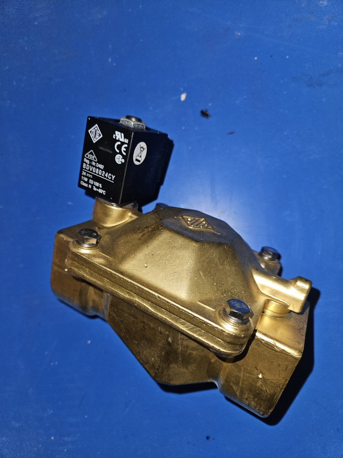 RIEGLER 2/2-MV, MS, NO, vorge., 24V DC, 8W(11W), NBR, G1 1/4, PN0,2-10bar NEU