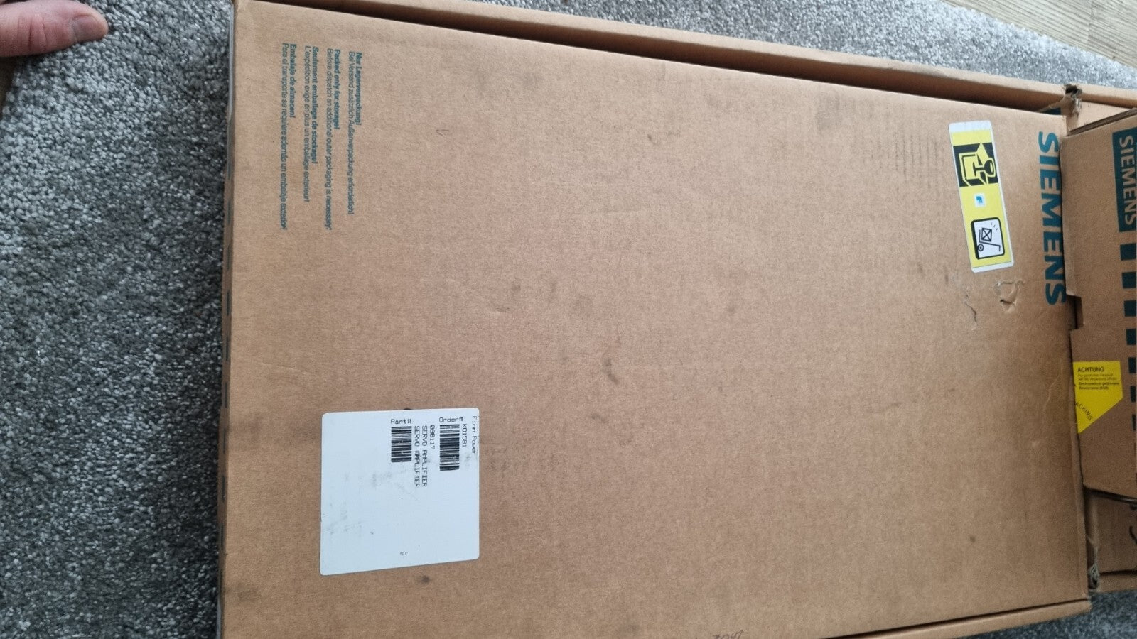 Siemens SIMODRIVE 611 LT-Modul 6SN1123-1AB00-0BA1 2x25A FINN POWER 098117
