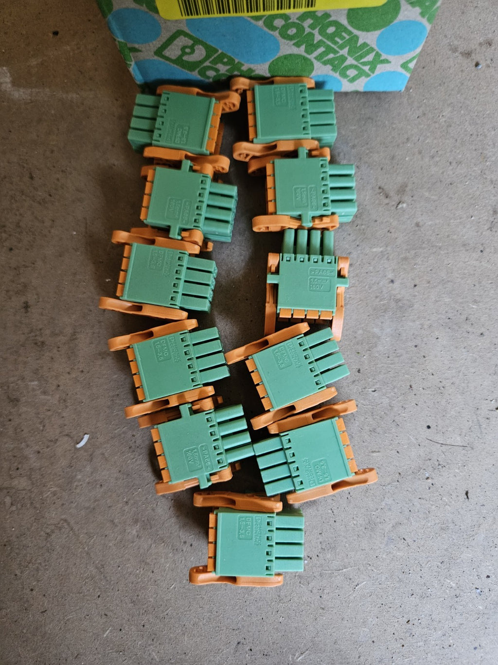 11 x Phoenix Contact 1790506, DFMC 1,5/ 4-ST-3,5-LR PCB connector New Neu Unused