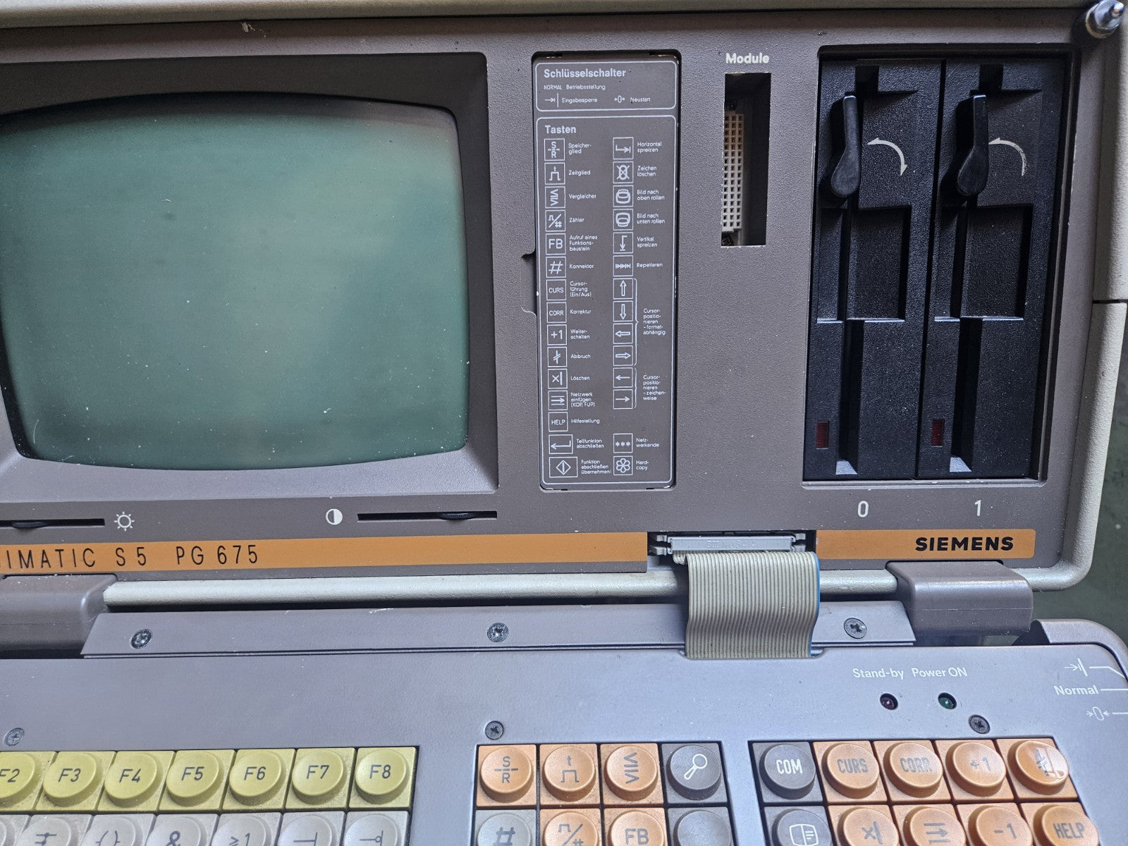 Siemens Simatic S5 PG675 Programming Controller CPU Computer mit Koffer Tested