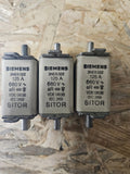 1 x Siemens Dig.Industr. SITOR Sicherungseinsatz 3NE8 022,  3NE8022, 125A, 660V