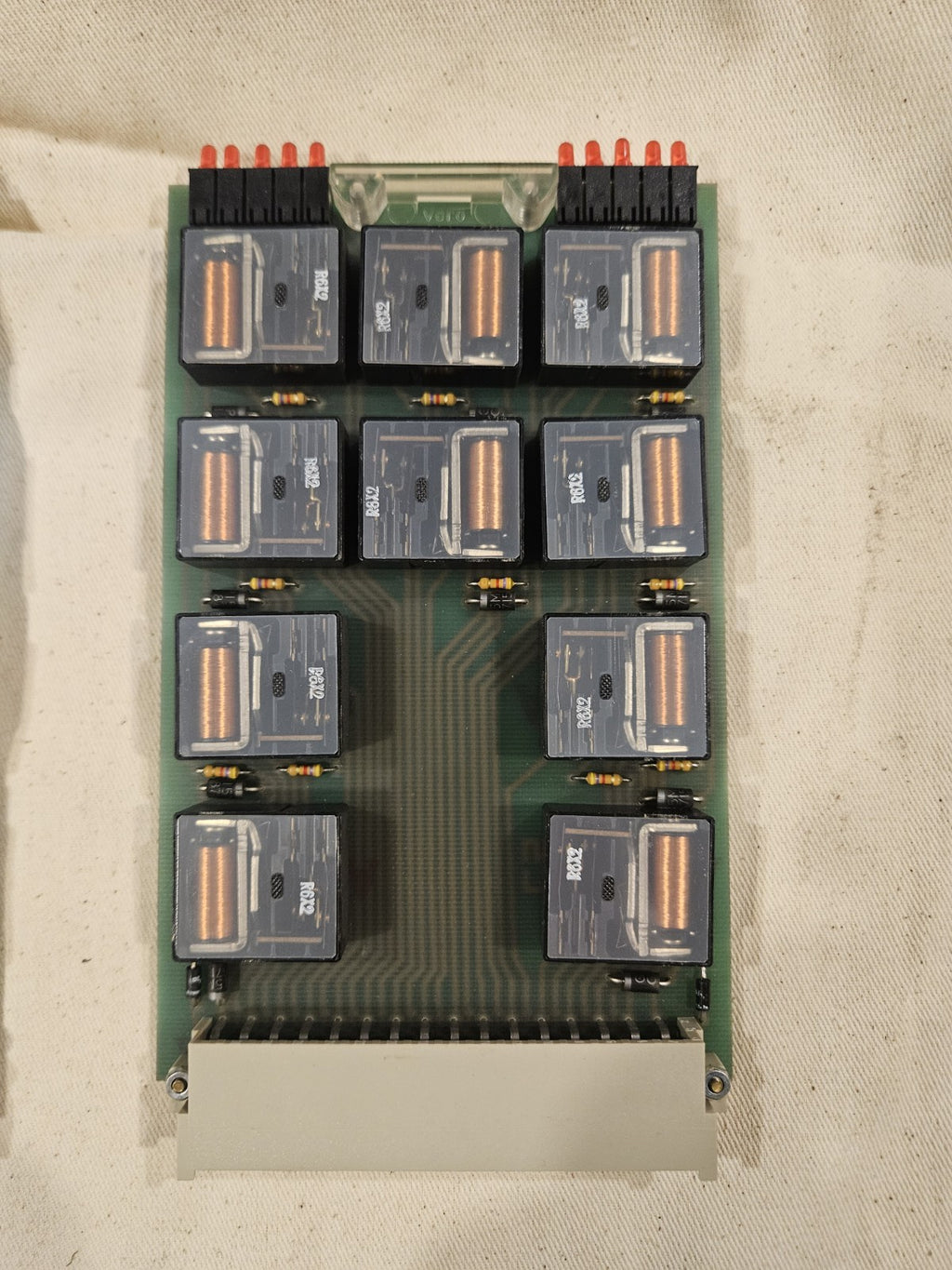 2 x Krauss Maffei Relais Karten, Siemens PC 612 F B1300-F407, R6X2 used,Tested