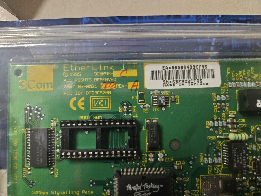 3COM 3C509B-Combo EtherLink III Parallel 10BASE-T Network Adapter NEW/BOX, NEU
