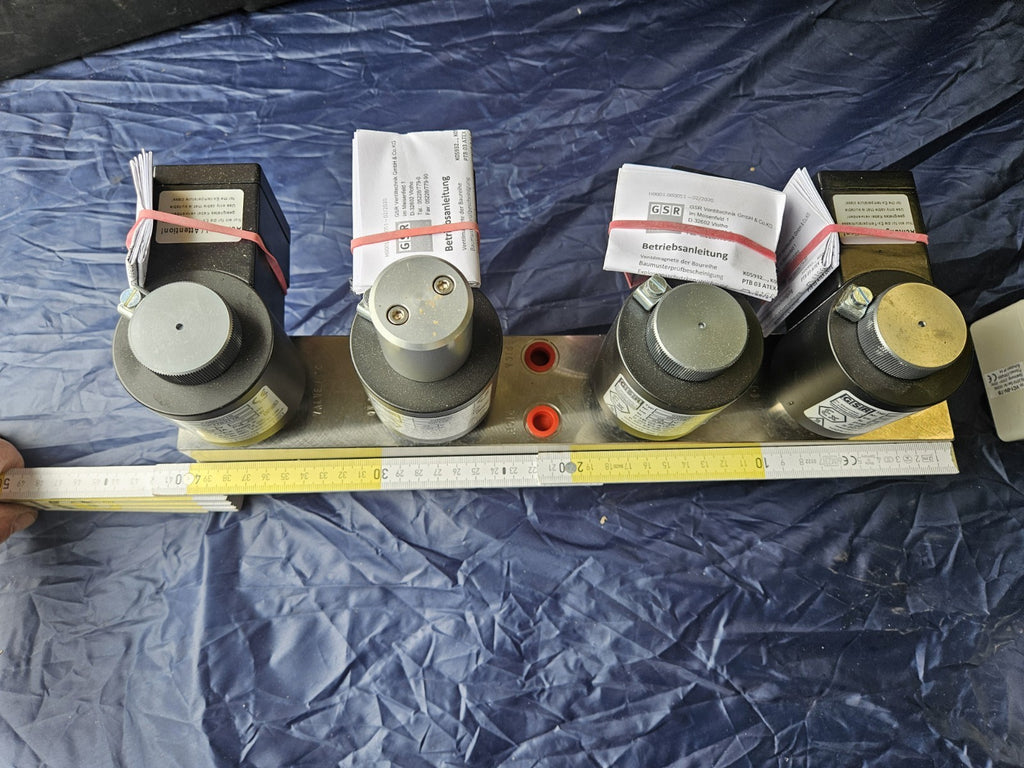 GSR Edelstahl Hydrauliksteuerblock Steuerblock Hydraulikblock Exschutz Neu/ovp 