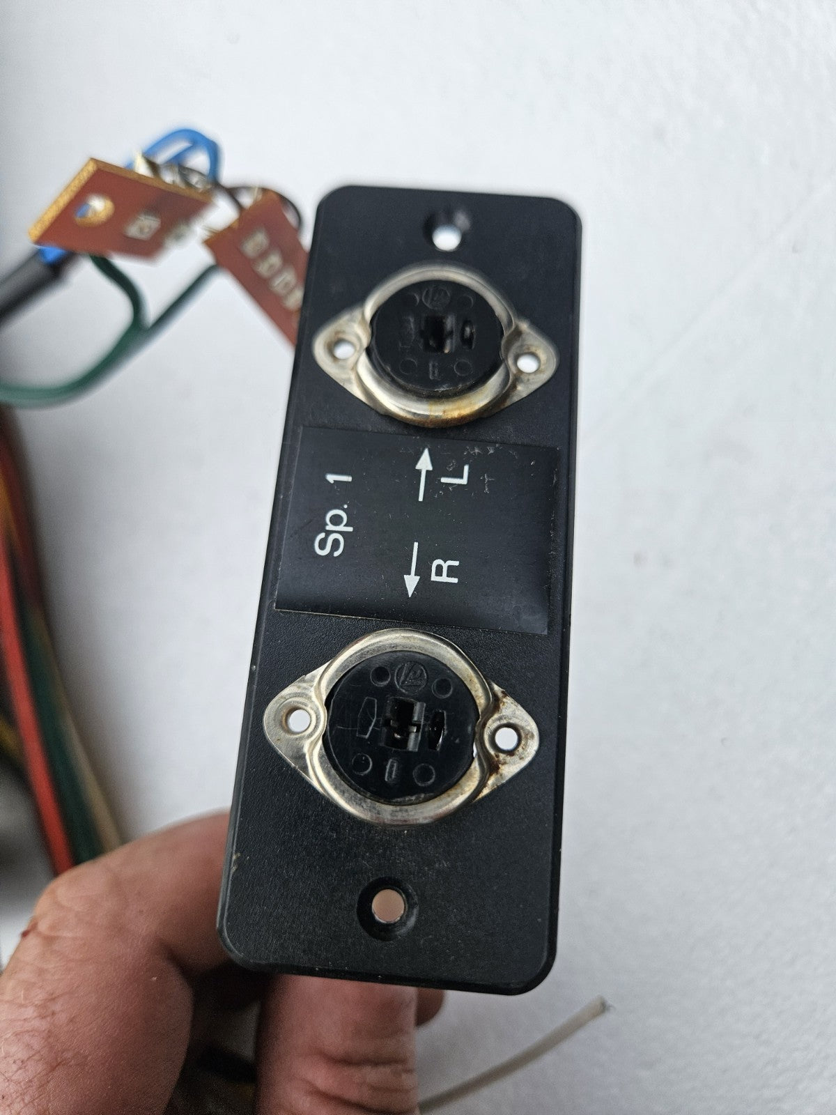 Rare Wifona Disco-Center Mixing-Console Spare Part Faceplate Vintage Audio Desk