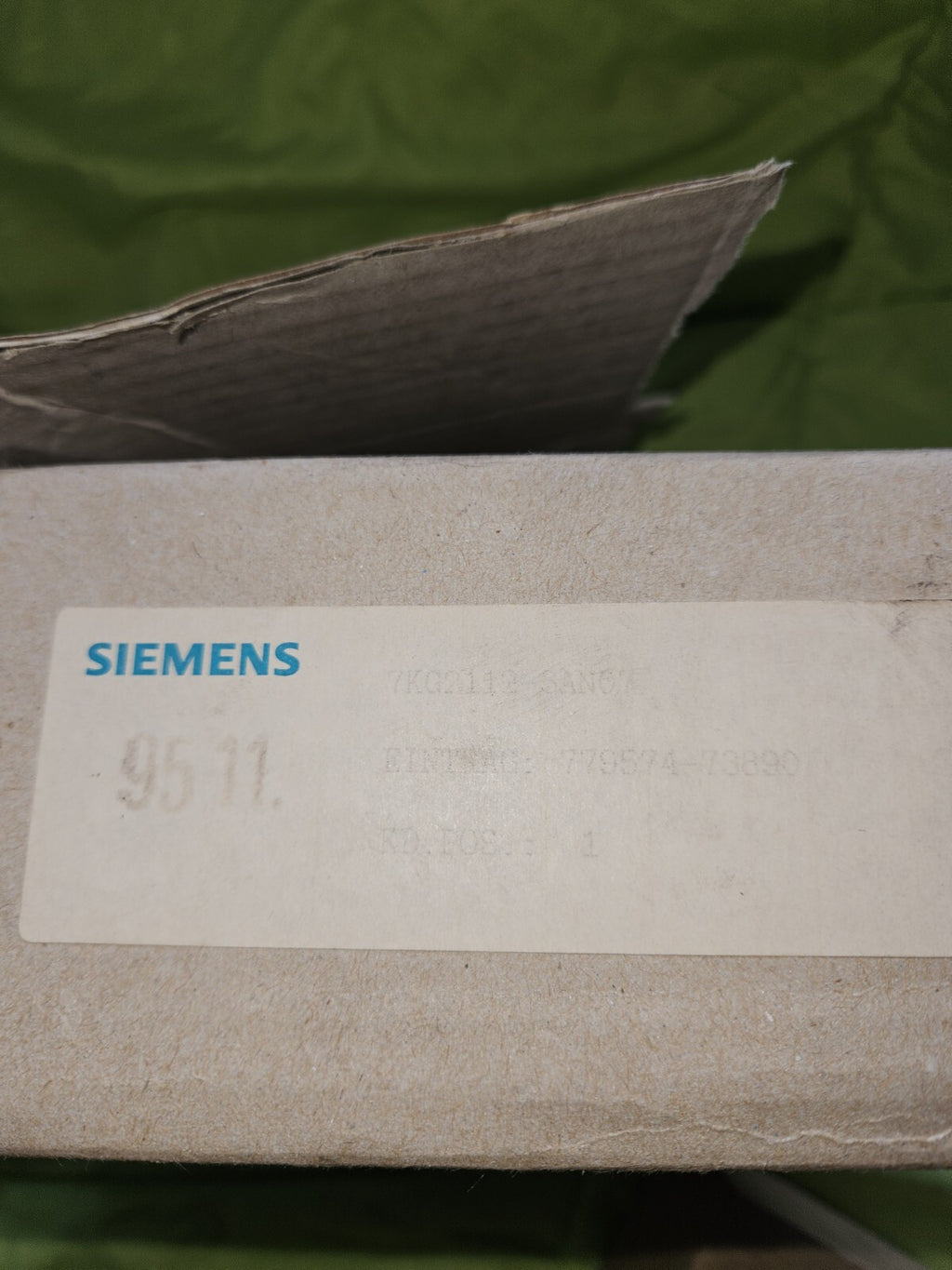 Siemens 7KG2112-3AN07 Transducer Messumformer New In Box, Neu/Ovp Unused