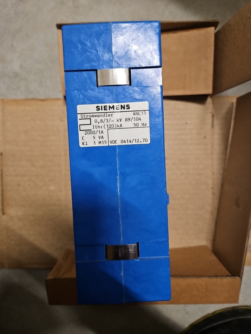 Siemens AUFSTECK Stromwandler 4NC15 neu/ovp, New In Box, Unused