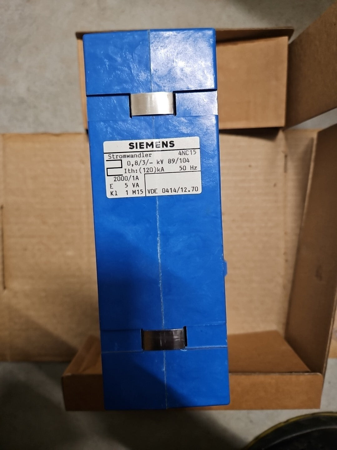 Siemens AUFSTECK Stromwandler 4NC15 neu/ovp, New In Box, Unused