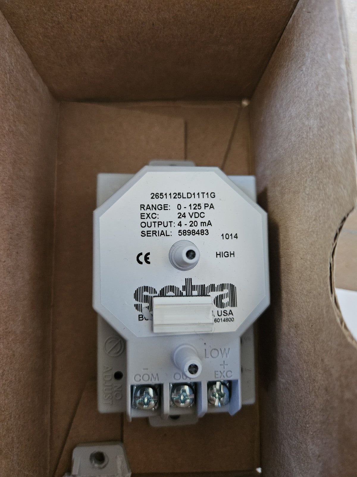 Setra 2651125LD11T1G, 5898483, Differential pressure transmitter sensor New Neu