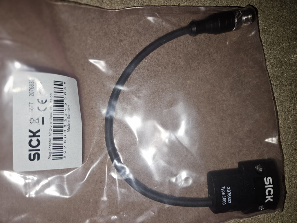 1 x SICK ZW03 1833, 2076832 Type SP1, M12-5 Plugadapter -unused-new Sealed-NEU