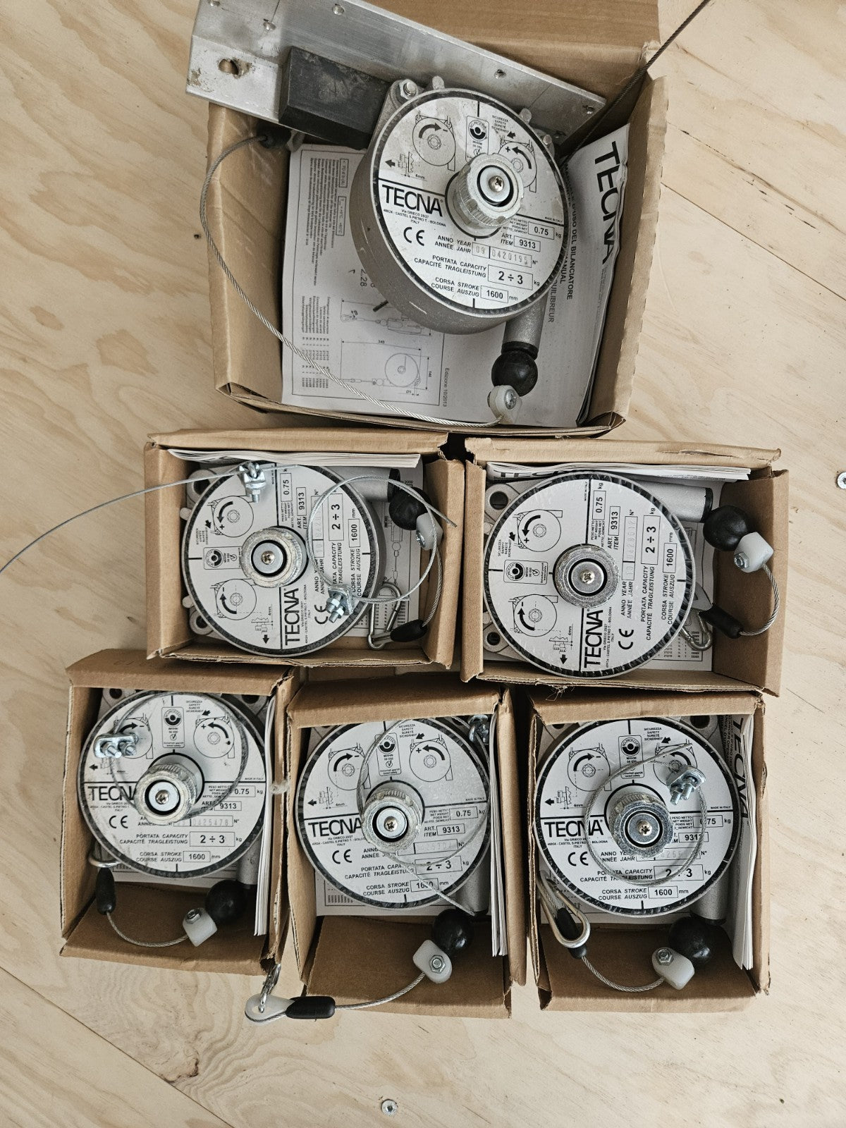 TECNA Tool Balancer 9313 2-3kg Neu/OVP,  Auszug 1600mm