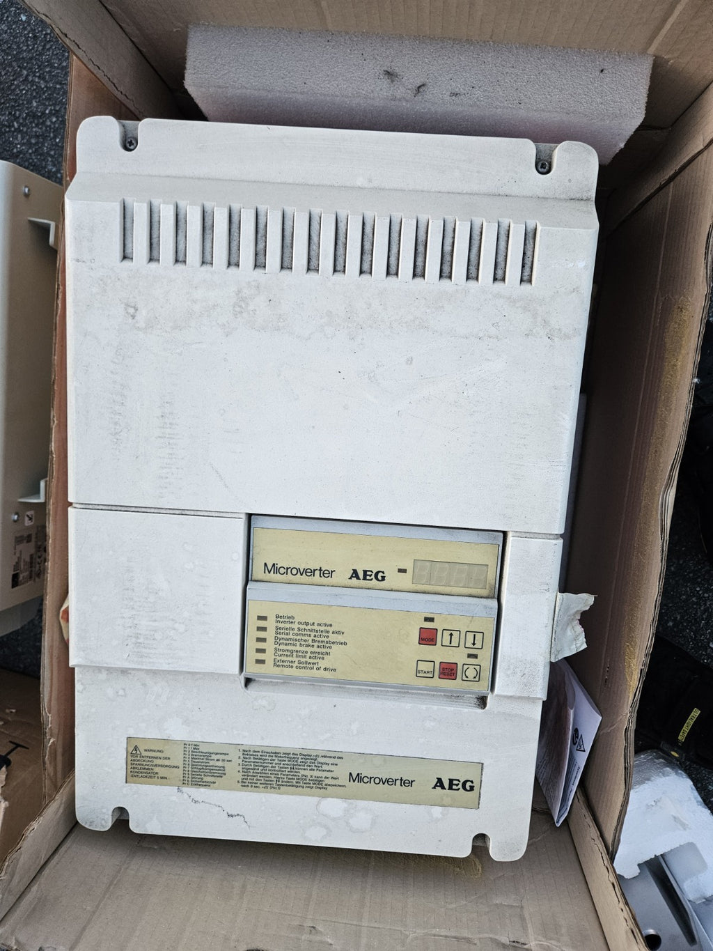 AEG Microverter D 20/380, 029.136161, 153197, new in Box, Unused, Neu/unbenutzt
