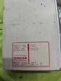 100 x Singer Needles 5213-01, 200/25, 7X3 DYX3, For Heavy Sewing Machine, Nos