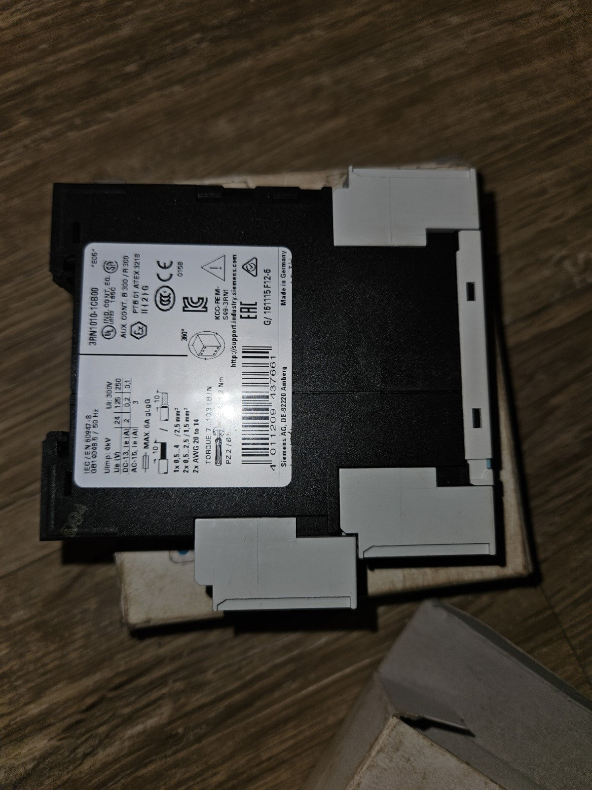 1 x New Siemens Thermistor Motor Protection Relay 3RN1010-1CB00, Neu/ovp, Unused
