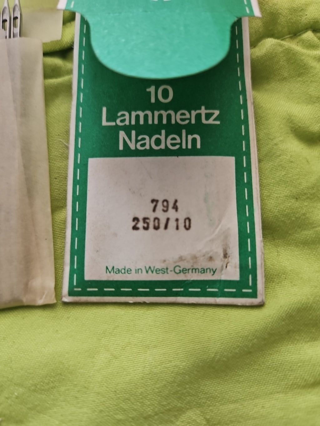 Lammertz Rundkolbennadeln System 794 Stärke 250/10, Neu/ovp, 10 STÜCK pro Pack