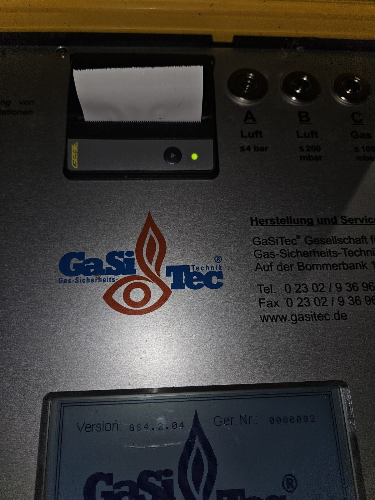 Comtec GaSiTec digital Gas Prüfgerät Testgerät DVGW ähnlich Testo Dräger Working