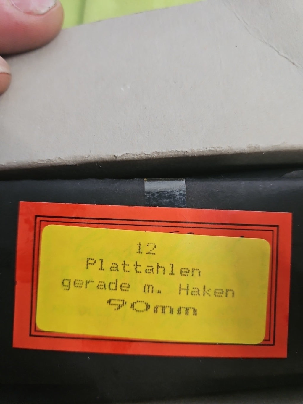 12 Plattahlen, Gerade Ahle mit Haken, Hakenahle, Rasche, 90mm, Neu/ovp unbenutzt
