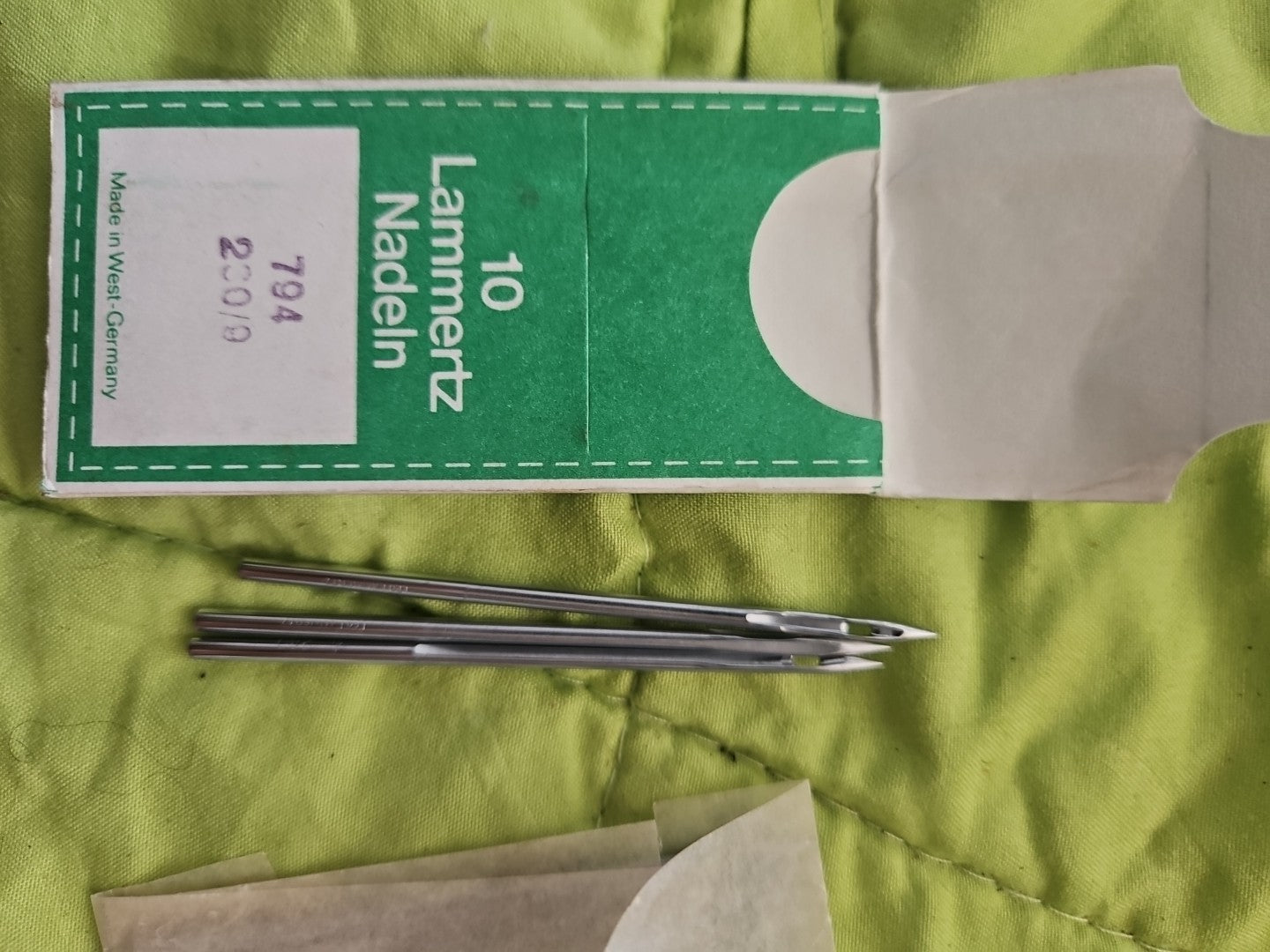 Lammertz Rundkolbennadeln System 794 CH Stärke 230/9, Neu/ovp, 10 STÜCK pro Pack