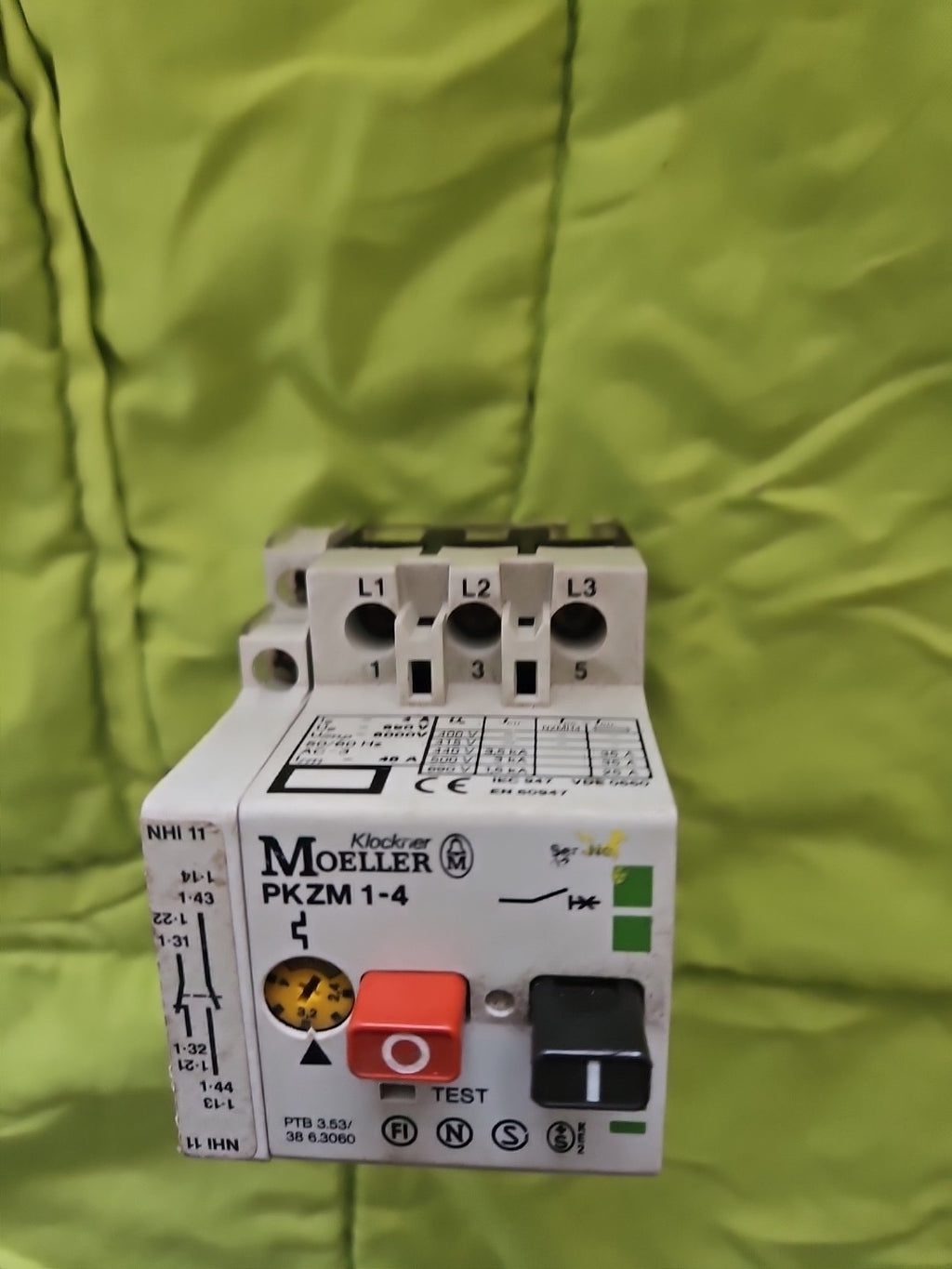 MOELLER PKZM 1-4+NHI 11, Gebraucht/getested
