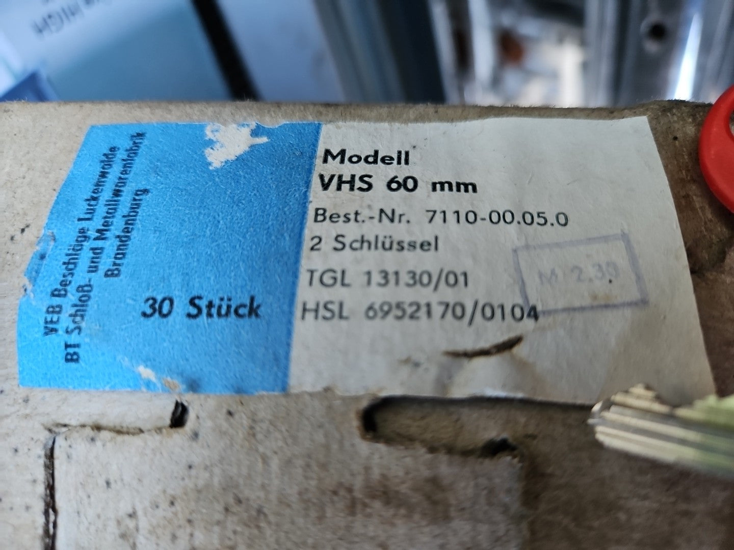DDR Vorhängeschloß Bügelschloß Schloss NEU original IFA W50 S4000 Robur B1000 G5
