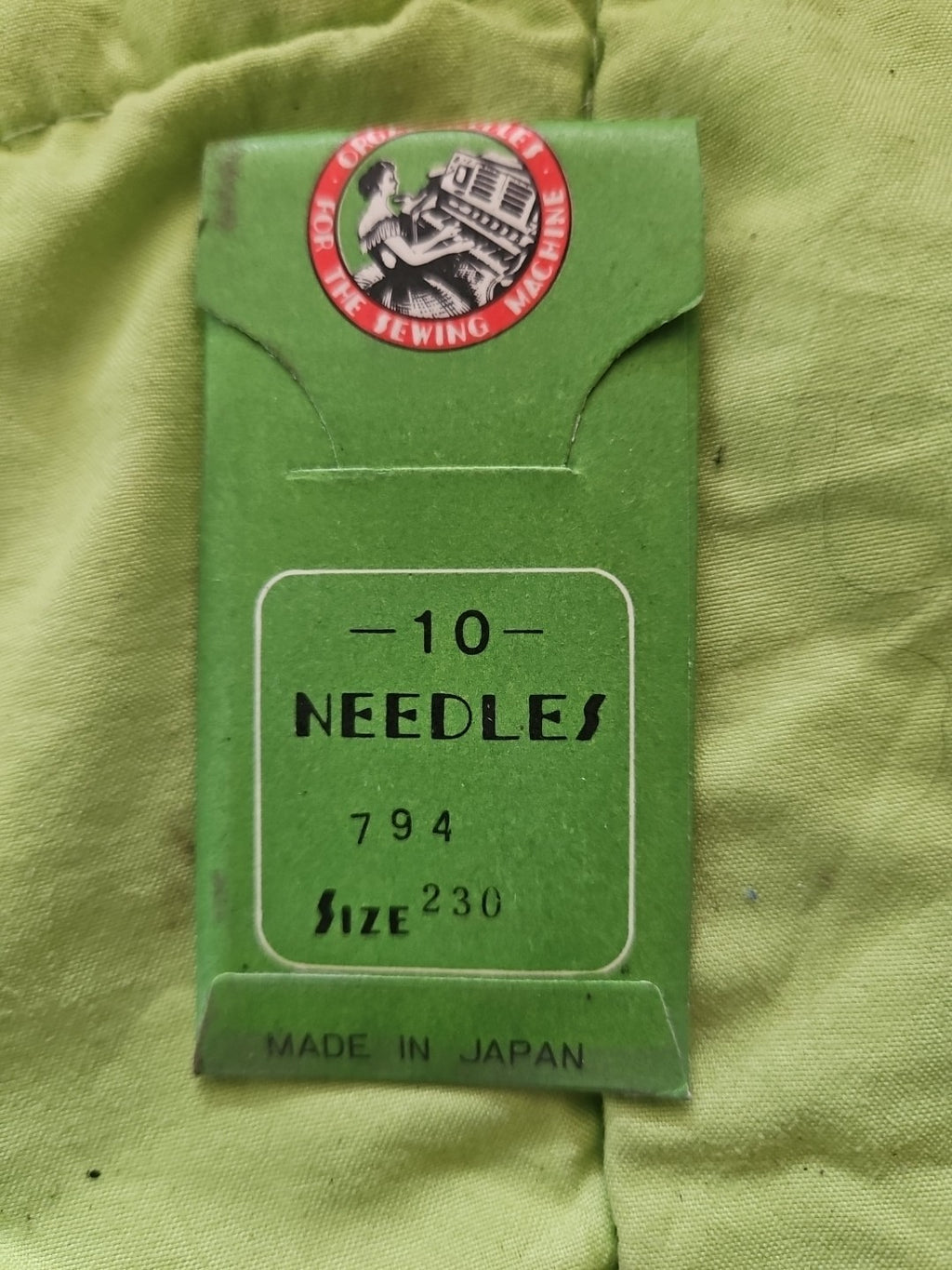 10 x Organ NEEDLES 794 230 Industrial Sewing Machine Needles, new Old Stock