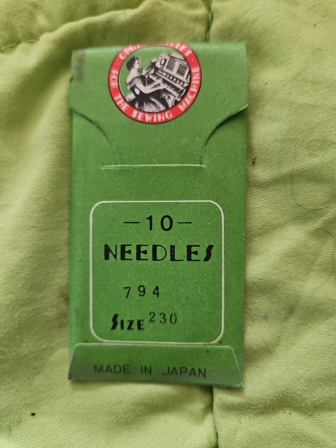 10 x Organ NEEDLES 794 230 Industrial Sewing Machine Needles, new Old Stock